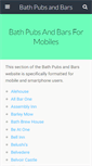 Mobile Screenshot of bathpubs.co.uk
